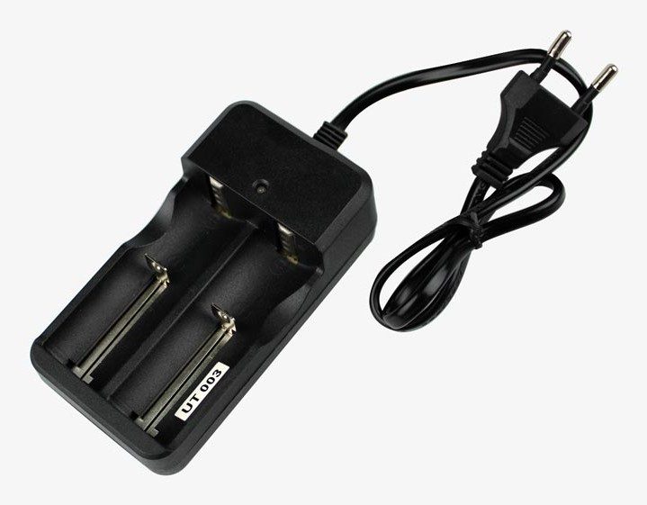 18650 Battery Charger, 2 Slot USB