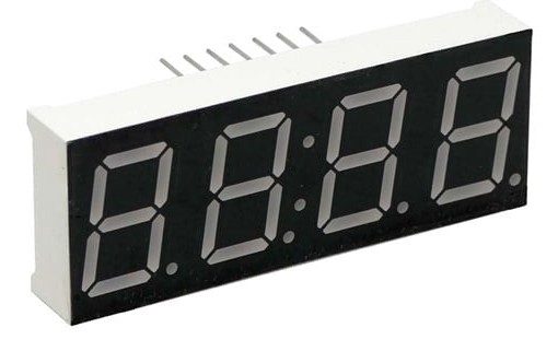 4-Digit Clock 7-Segment 0.56 inch (Common Cathode)