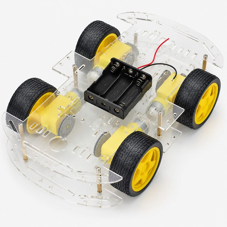 4WD Robot Car Chassis Kit 2 Layer