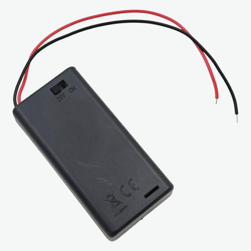 AA Battery Holder 2 Cell with Switch