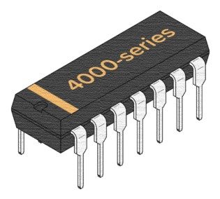 CD4012 Dual 4-Input NAND Gate