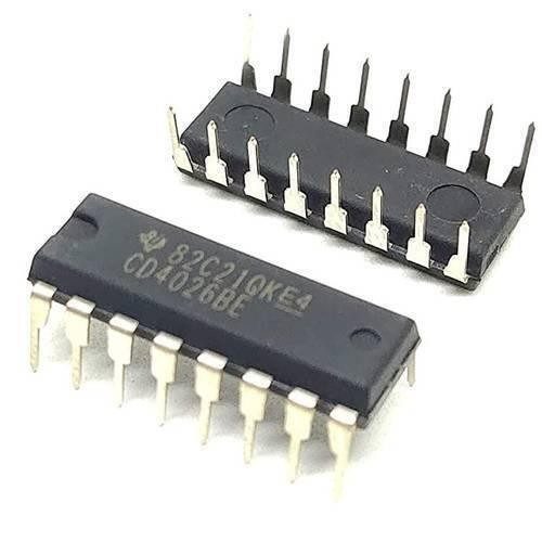 CD4026 Decade Counter with 7-Segment Output