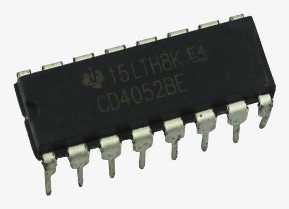 CD4052 Dual 4-Channel Multiplexer