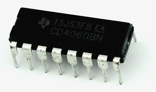 CD4060 Oscillator and 14-Stage Counter