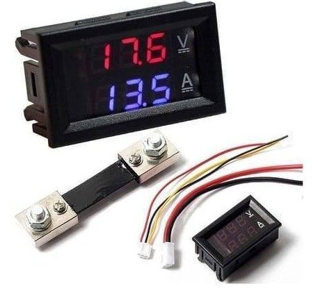 DC Voltmeter Ammeter 100V 100A with Shunt