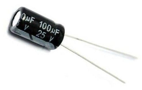 Electrolytic Capacitor 100uF 25V