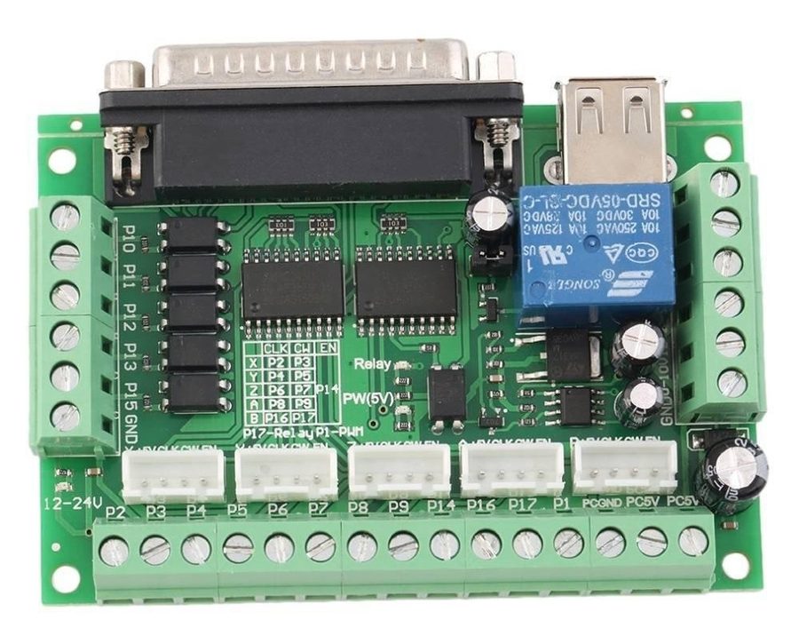 MACH3 CNC 5-Axis Breakout Board