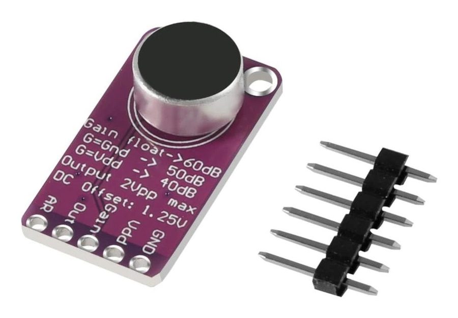 MAX9814 Microphone Amplifier with AGC