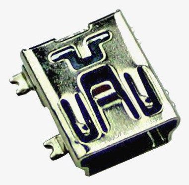 Mini USB Female PCB Connector