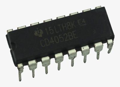 CD4052 Dual 4-Channel Multiplexer