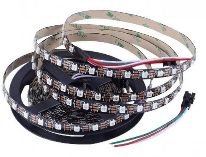 WS2812B RGB LED Strip 5m, 60 LEDs/m